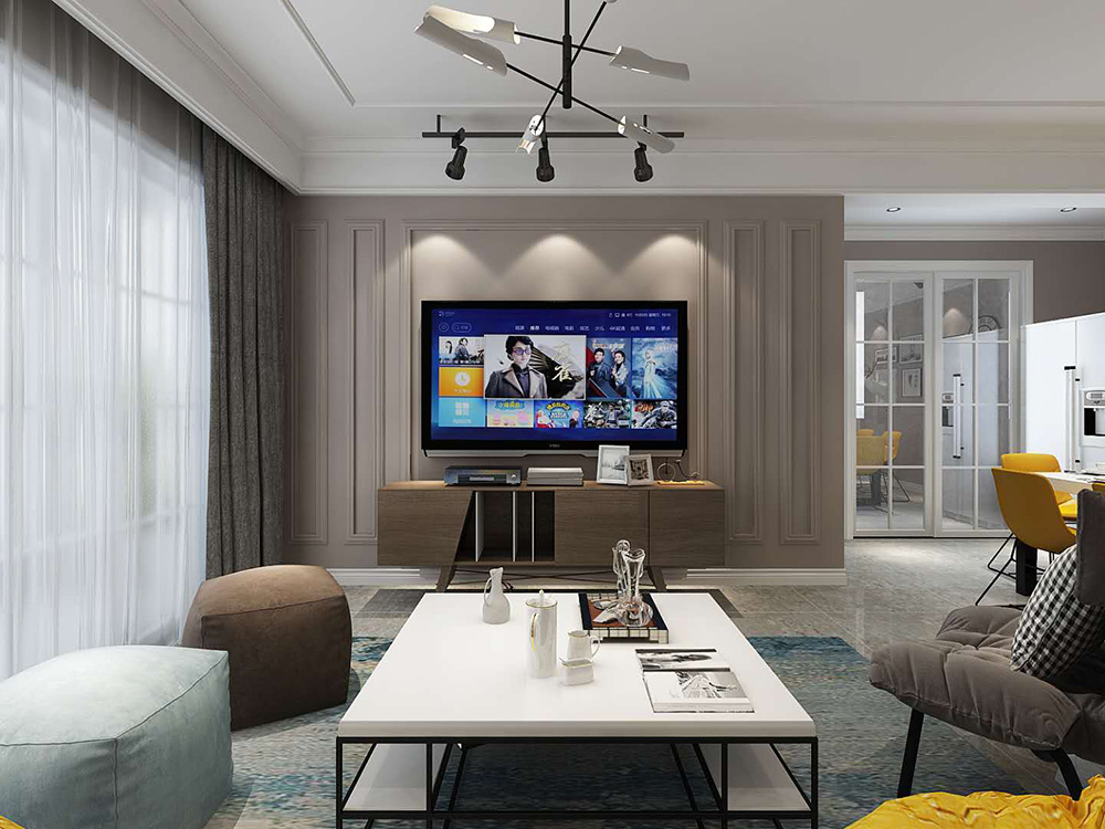 裝修公司北歐風格室內(nèi)裝修效果圖-客廳 裝修公司北歐風格室內(nèi)裝修效果圖-客廳