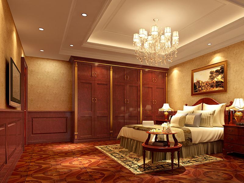 泰州市濱江新區(qū)富陽社區(qū)歐式風格復式裝修案例