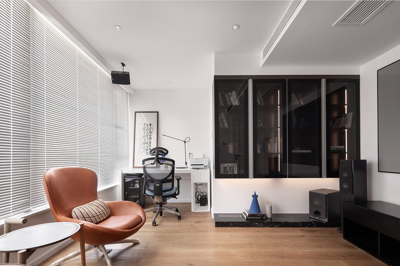 裝修公司現(xiàn)代極簡(jiǎn)風(fēng)格室內(nèi)裝修效果圖-書房 裝修公司現(xiàn)代極簡(jiǎn)風(fēng)格室內(nèi)裝修效果圖-書房