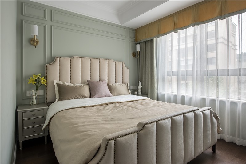 裝修公司美式風格室內(nèi)裝修效果圖-主臥 裝修公司美式風格室內(nèi)裝修效果圖-主臥