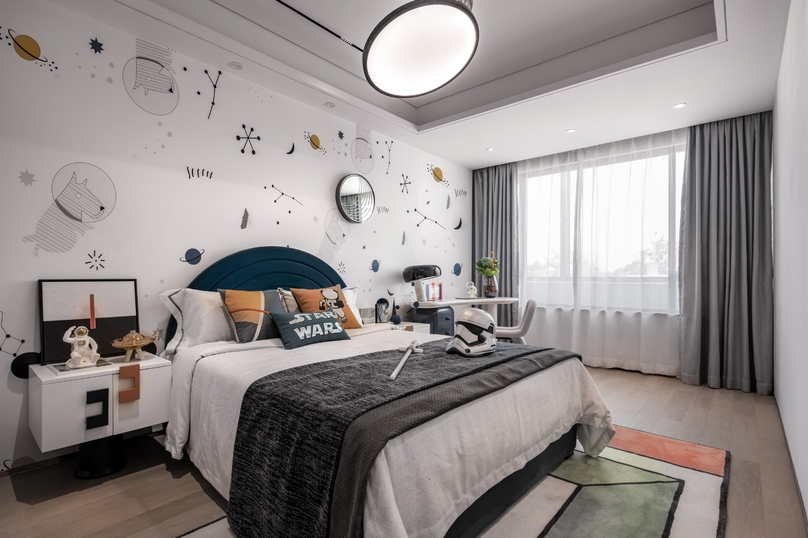 現(xiàn)代簡約風格室內(nèi)設(shè)計家裝案例-兒童房 現(xiàn)代簡約風格室內(nèi)設(shè)計家裝案例-兒童房