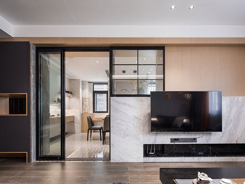 常州市龍洲伊都現(xiàn)代簡約風(fēng)格四居室裝修案例