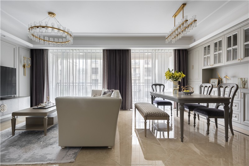 裝修公司美式風格室內(nèi)裝修效果圖-客餐廳 裝修公司美式風格室內(nèi)裝修效果圖-客餐廳