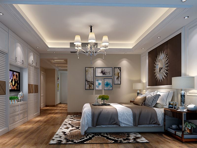 佛山市峰睿公館現(xiàn)代簡(jiǎn)約風(fēng)格四居室裝修案例