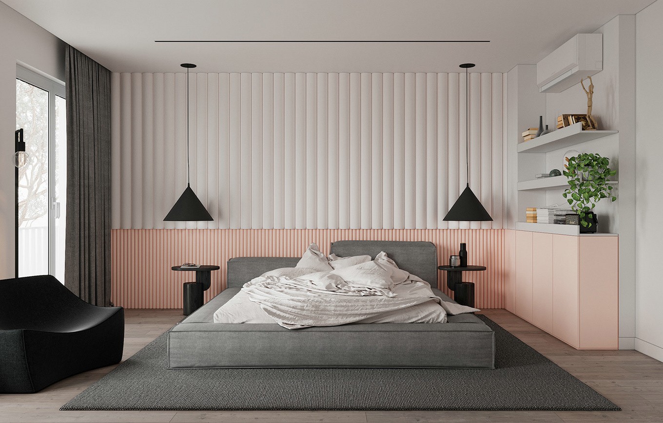 佛山裝修公司北歐風格室內(nèi)裝修效果圖-主臥 佛山裝修公司北歐風格室內(nèi)裝修效果圖-主臥