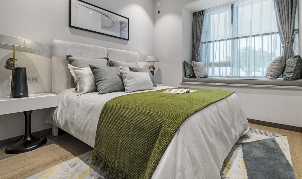 現(xiàn)代簡約風格室內(nèi)設計家裝案例-臥室 現(xiàn)代簡約風格室內(nèi)設計家裝案例-臥室