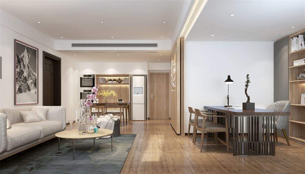 廣州市白云高爾夫花園北歐風(fēng)格三居室裝修案例