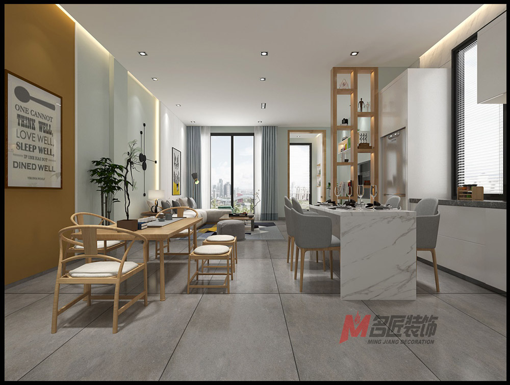 文萃景苑別墅280平米北歐風(fēng)格裝修案例-餐廳 文萃景苑別墅280平米北歐風(fēng)格裝修案例-餐廳