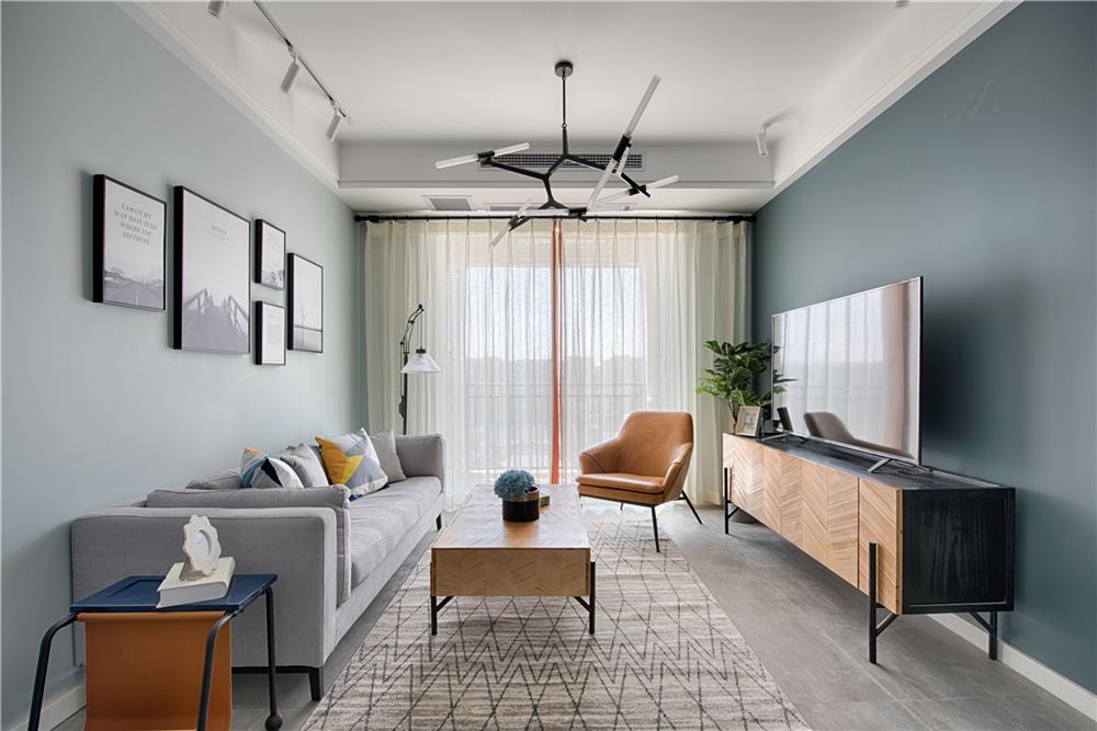 廣州市廣地花園北歐風(fēng)格三居室裝修案例