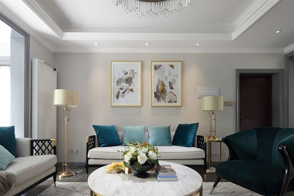 惠州市雙月灣檀悅豪生度假酒店輕奢風(fēng)格三居室裝修案例