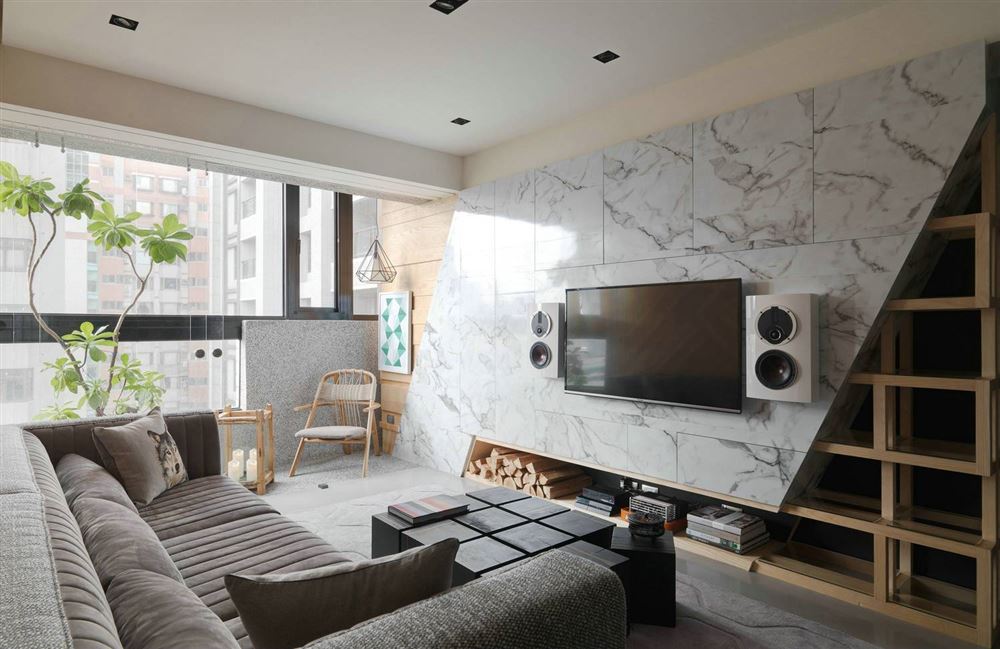 湛江市啟達東海岸現(xiàn)代簡約風(fēng)格三居室裝修案例