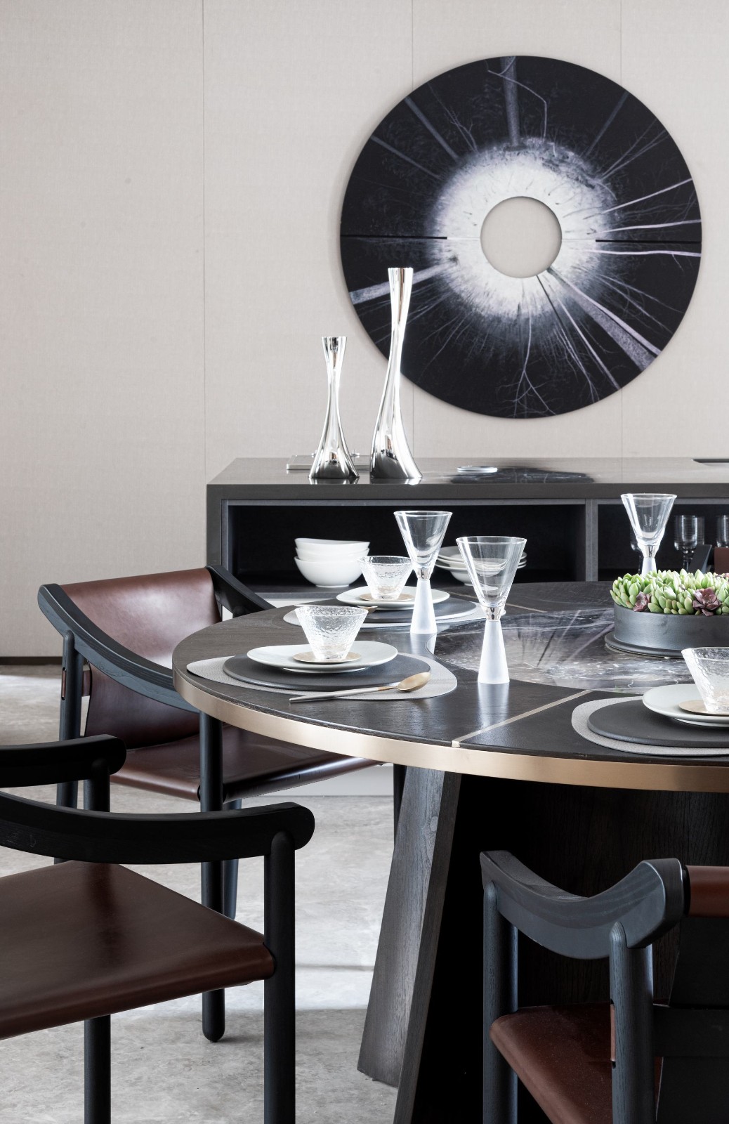 新中式風(fēng)格家裝設(shè)計(jì)室內(nèi)裝修效果圖-餐廳 新中式風(fēng)格家裝設(shè)計(jì)室內(nèi)裝修效果圖-餐廳