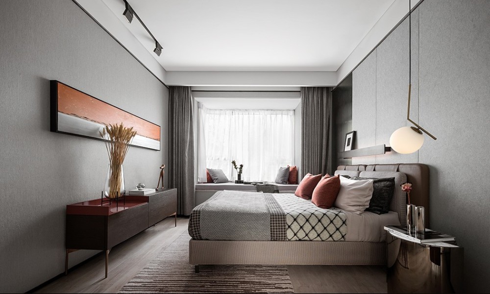現(xiàn)代簡(jiǎn)約風(fēng)格室內(nèi)家裝案例效果圖-臥室 現(xiàn)代簡(jiǎn)約風(fēng)格室內(nèi)家裝案例效果圖-臥室