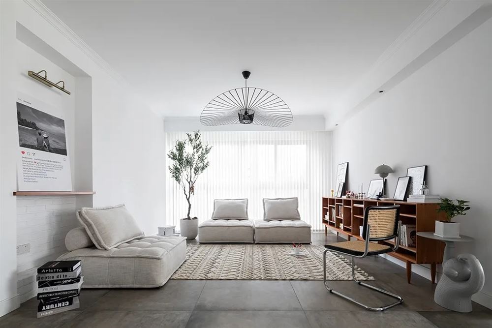 廣州市富力銀禧花園北歐風格三居室裝修案例