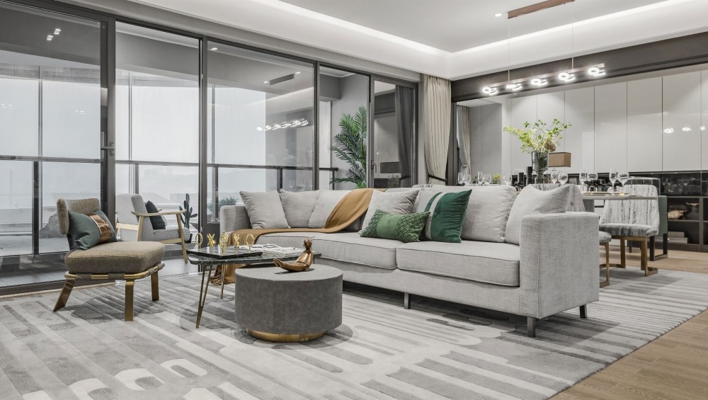 現(xiàn)代簡約風格室內(nèi)設計家裝案例-客廳 現(xiàn)代簡約風格室內(nèi)設計家裝案例-客廳