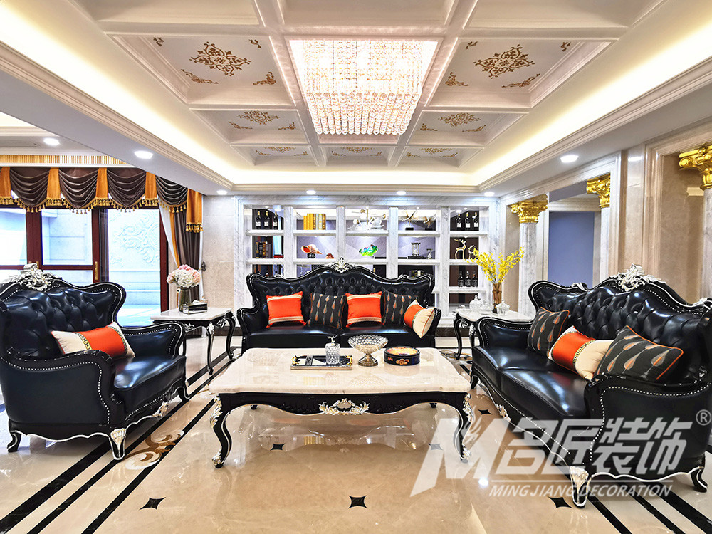 歐式別墅裝修設(shè)計(jì)-會客廳 歐式別墅裝修設(shè)計(jì)-會客廳