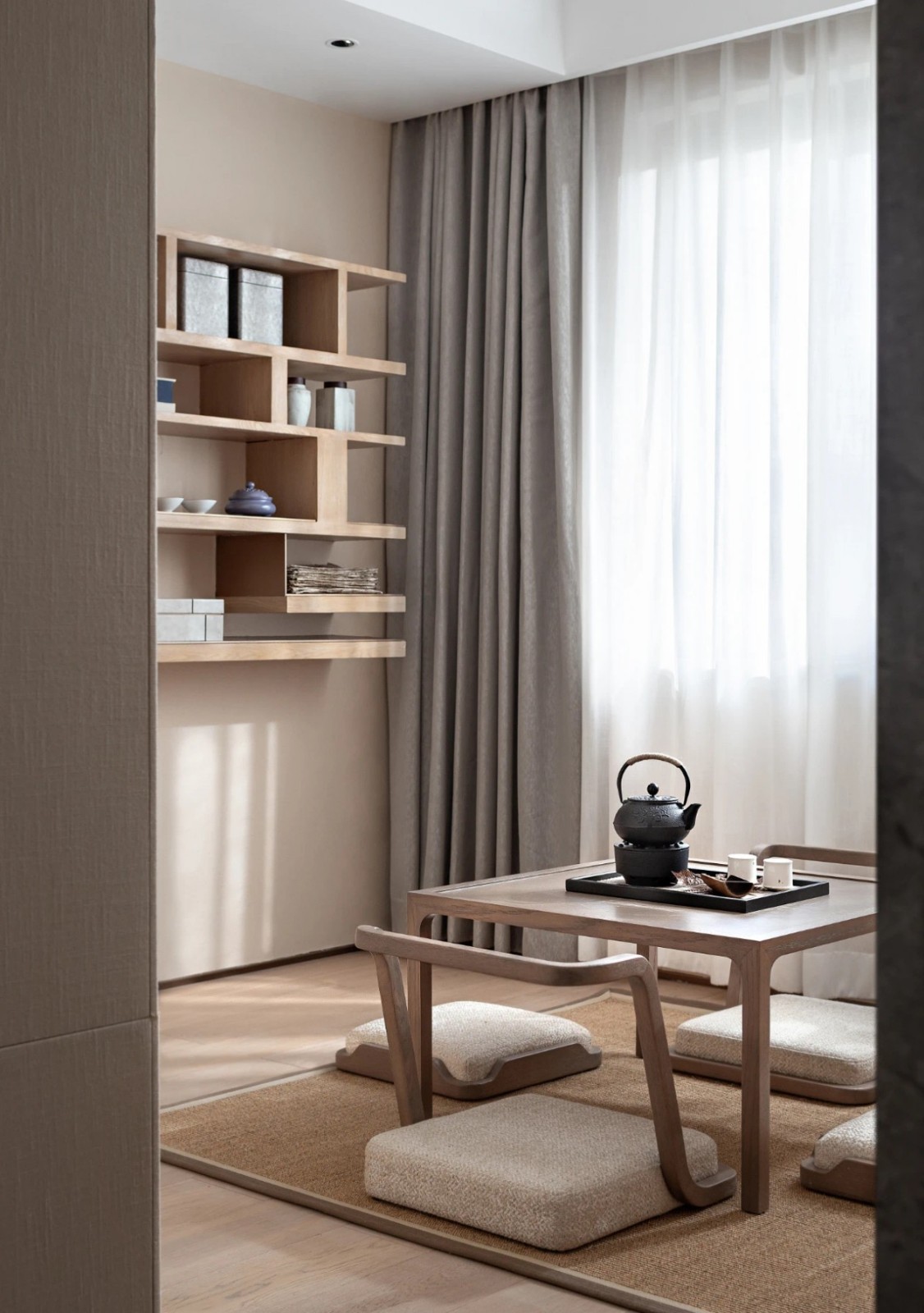 日式風(fēng)格家裝設(shè)計室內(nèi)裝修效果圖-茶室 日式風(fēng)格家裝設(shè)計室內(nèi)裝修效果圖-茶室