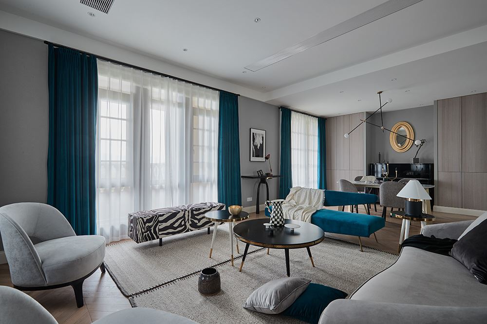 廣州市東方新世界輕奢風(fēng)格三居室裝修案例