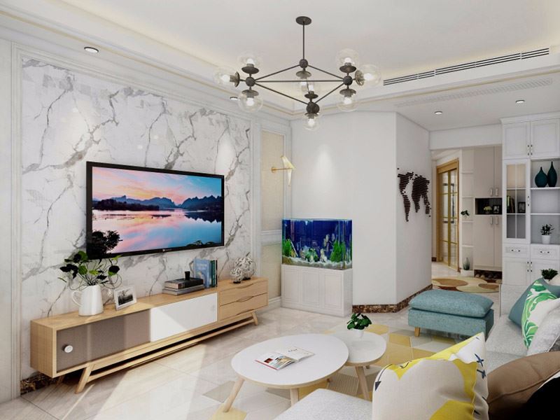 佛山市海倫堡菁華府現(xiàn)代簡(jiǎn)約風(fēng)格二居室裝修案例