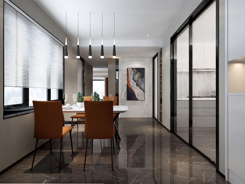 臺(tái)州市濱江·鉑金海岸現(xiàn)代簡(jiǎn)約風(fēng)格二居室裝修案例