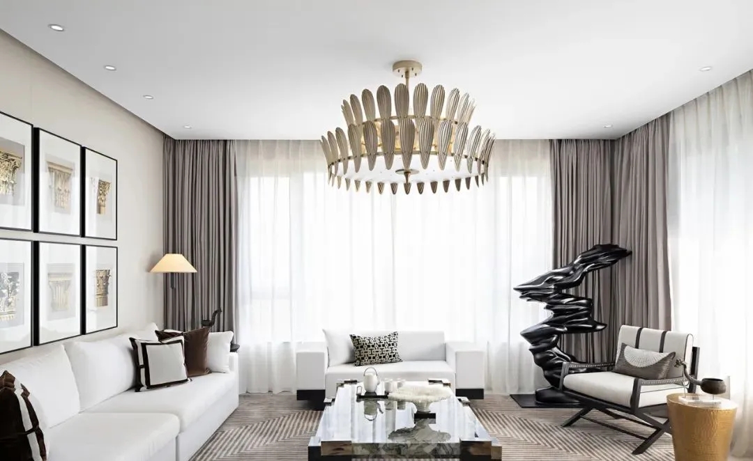 現(xiàn)代輕奢風格別墅室內(nèi)設(shè)計家裝案例-客廳 現(xiàn)代輕奢風格別墅室內(nèi)設(shè)計家裝案例-客廳