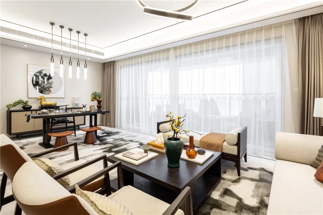 新中式風(fēng)格家裝設(shè)計室內(nèi)裝修效果圖-客廳 新中式風(fēng)格家裝設(shè)計室內(nèi)裝修效果圖-客廳