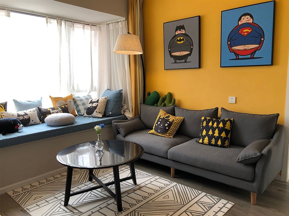 廣州市華南新城北歐風格三居室裝修案例