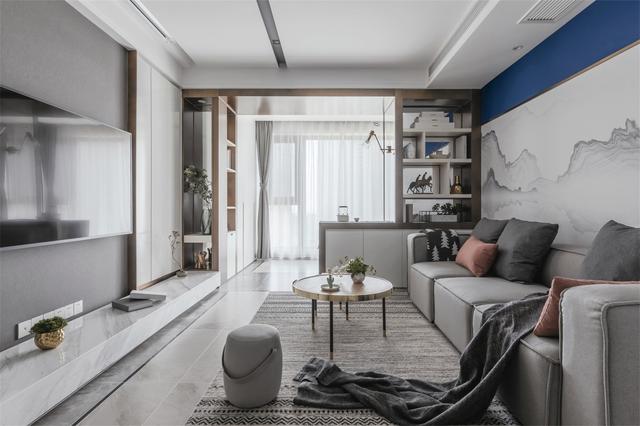 裝修公司新中式風(fēng)格室內(nèi)裝修效果圖-客廳 裝修公司新中式風(fēng)格室內(nèi)裝修效果圖-客廳