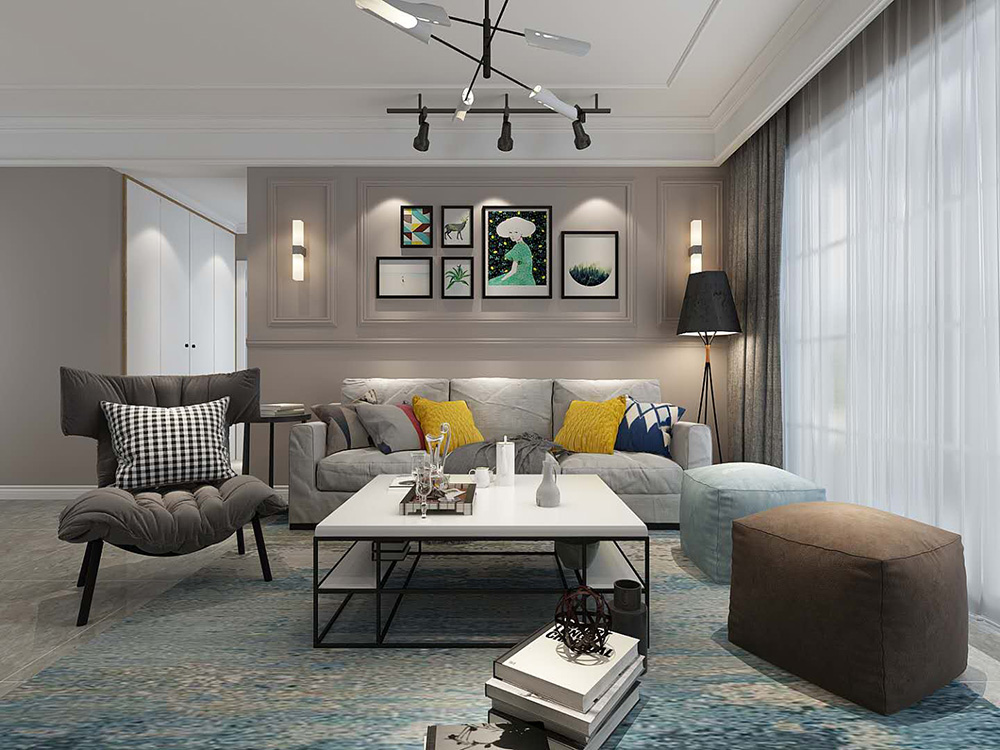 裝修公司北歐風格室內(nèi)裝修效果圖-客廳 裝修公司北歐風格室內(nèi)裝修效果圖-客廳