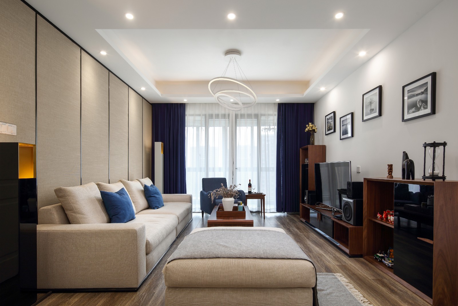 裝修案例新中式風(fēng)格室內(nèi)裝修效果圖-客廳 裝修案例新中式風(fēng)格室內(nèi)裝修效果圖-客廳