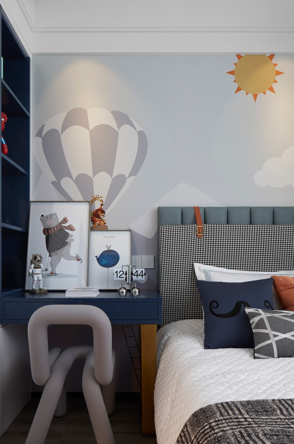 港式現(xiàn)代風(fēng)格室內(nèi)家裝案例效果圖-兒童房 港式現(xiàn)代風(fēng)格室內(nèi)家裝案例效果圖-兒童房