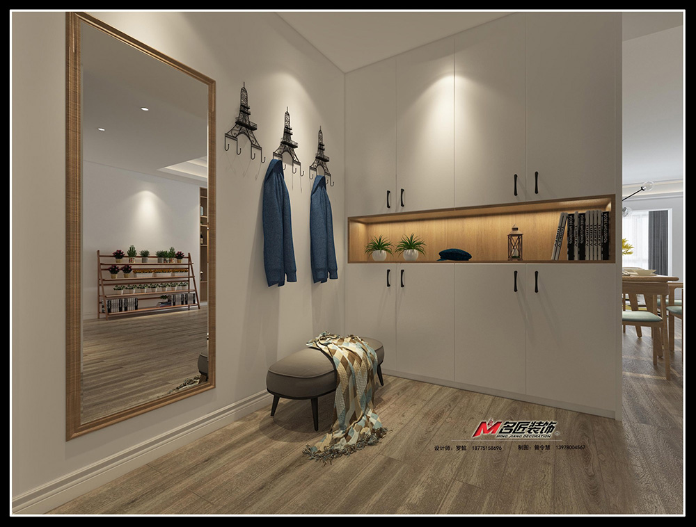 保利壹號(hào)公館大平層180平米北歐風(fēng)格裝修案例-玄關(guān) 保利壹號(hào)公館大平層180平米北歐風(fēng)格裝修案例-玄關(guān)