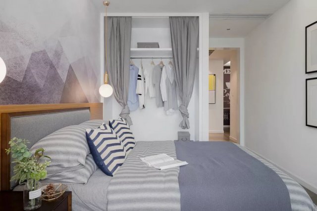 廣州裝修公司北歐風(fēng)格室內(nèi)裝修效果圖-主臥 廣州裝修公司北歐風(fēng)格室內(nèi)裝修效果圖-主臥