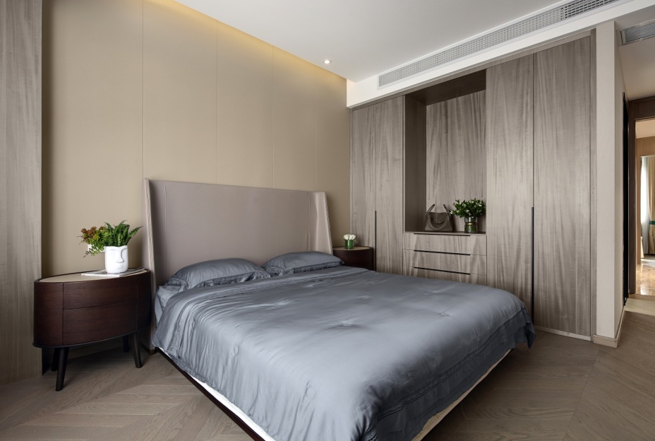 現(xiàn)代簡約風格室內(nèi)家裝案例效果圖-臥室 現(xiàn)代簡約風格室內(nèi)家裝案例效果圖-臥室