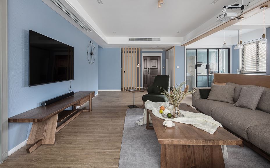 江門市東興大道住宅樓北歐風(fēng)格四居室裝修案例