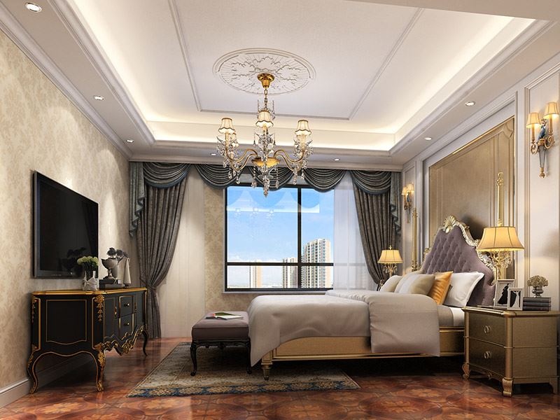 佛山市中建順控·云熙悅城歐式風格三居室裝修案例