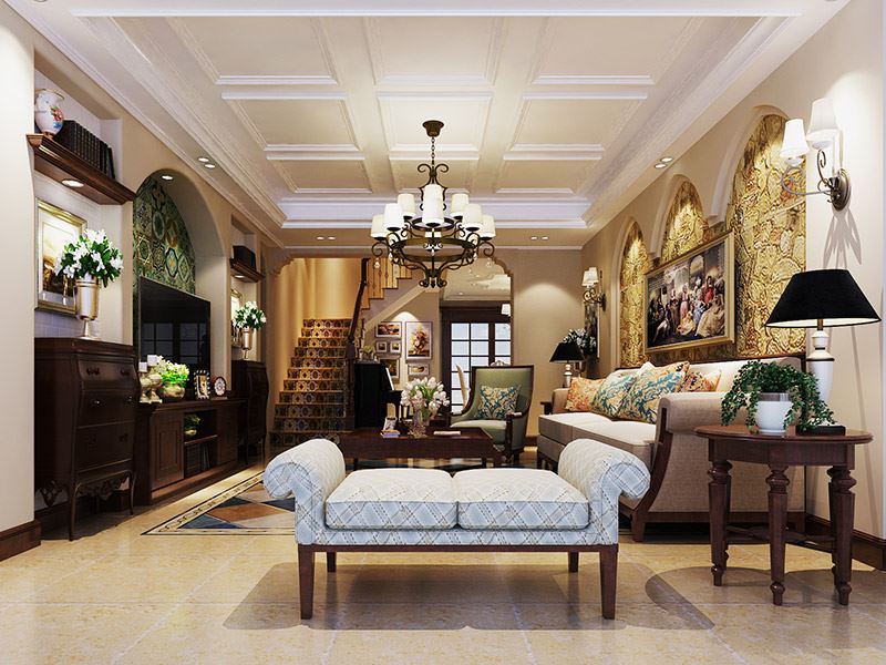 揭陽市濱江尚都現(xiàn)代風(fēng)格別墅裝修案例