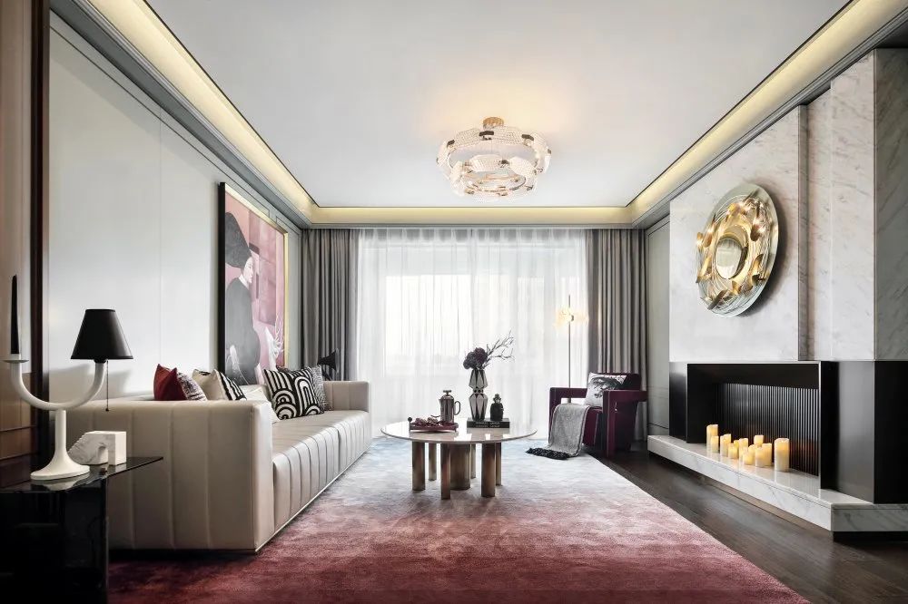 現(xiàn)代歐式風格室內設計家裝案例-客廳 現(xiàn)代歐式風格室內設計家裝案例-客廳