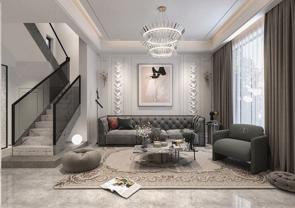 佛山市君御海城歐式風格別墅裝修案例