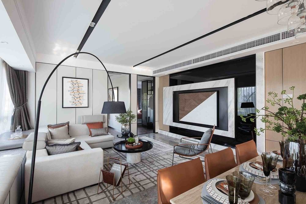 佛山市招商曦岸北歐風(fēng)格三居室裝修案例