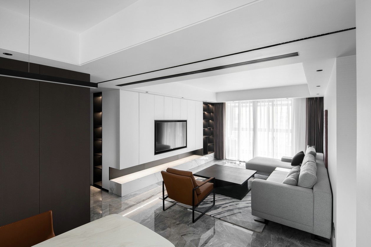 現(xiàn)代極簡(jiǎn)風(fēng)格室內(nèi)家裝案例效果圖-客餐廳 現(xiàn)代極簡(jiǎn)風(fēng)格室內(nèi)家裝案例效果圖-客餐廳