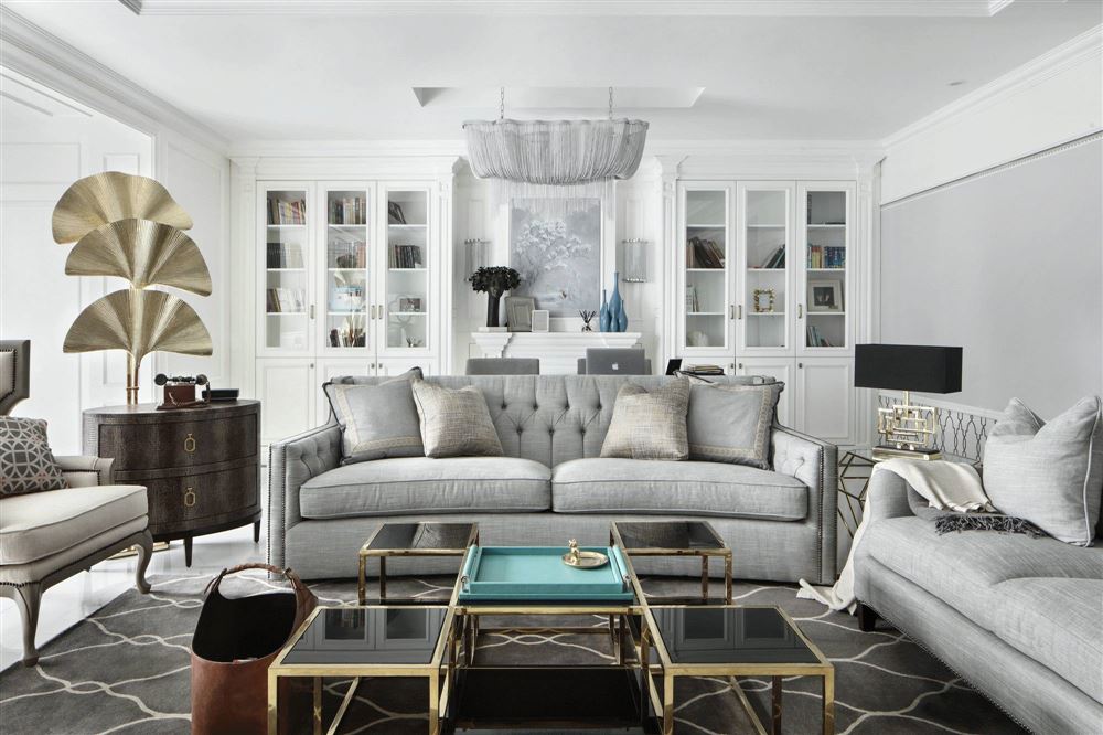 湛江市二力城歐式風(fēng)格四居室裝修案例