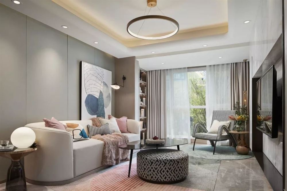 廣州市時(shí)代天韻輕奢風(fēng)格三居室裝修案例