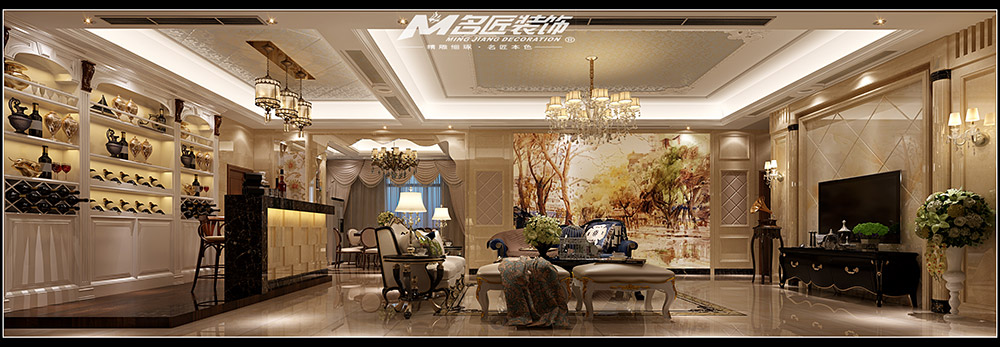 輕奢風(fēng)格室內(nèi)裝修效果圖-新壇自建樓平層250平米-客餐廳 輕奢風(fēng)格室內(nèi)裝修效果圖-新壇自建樓平層250平米-客餐廳