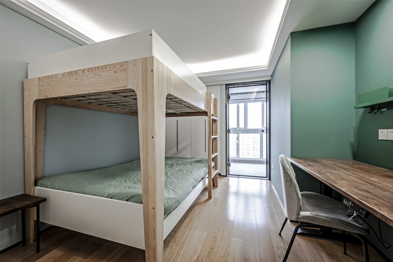 現代前衛(wèi)風格室內設計家裝案例-次臥