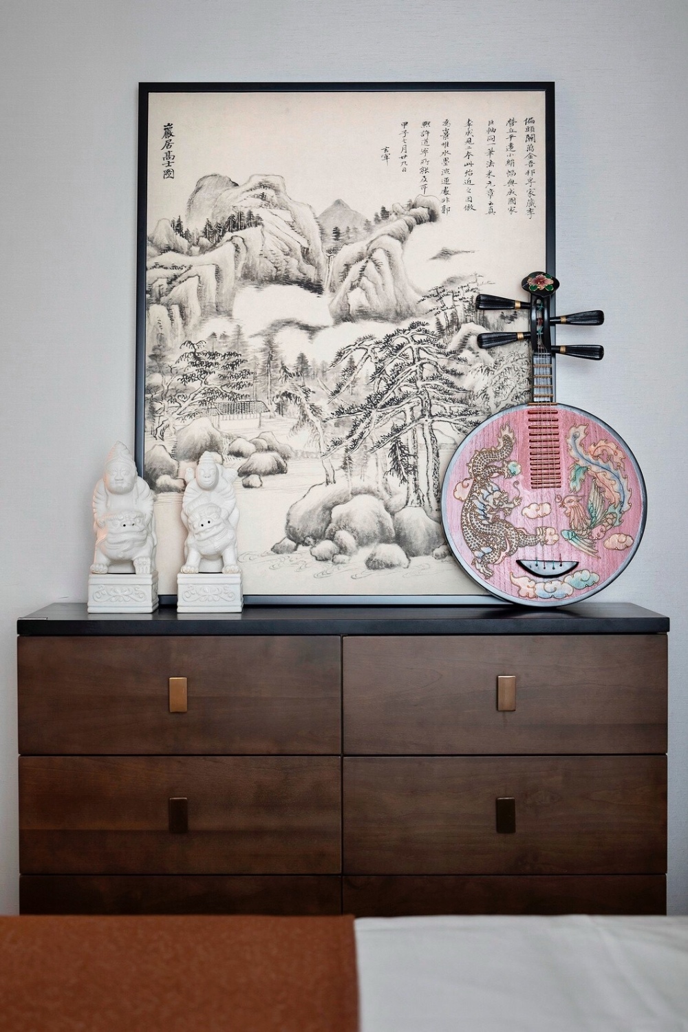 新中式風格室內設計家裝案例-玄關柜 新中式風格室內設計家裝案例-玄關柜