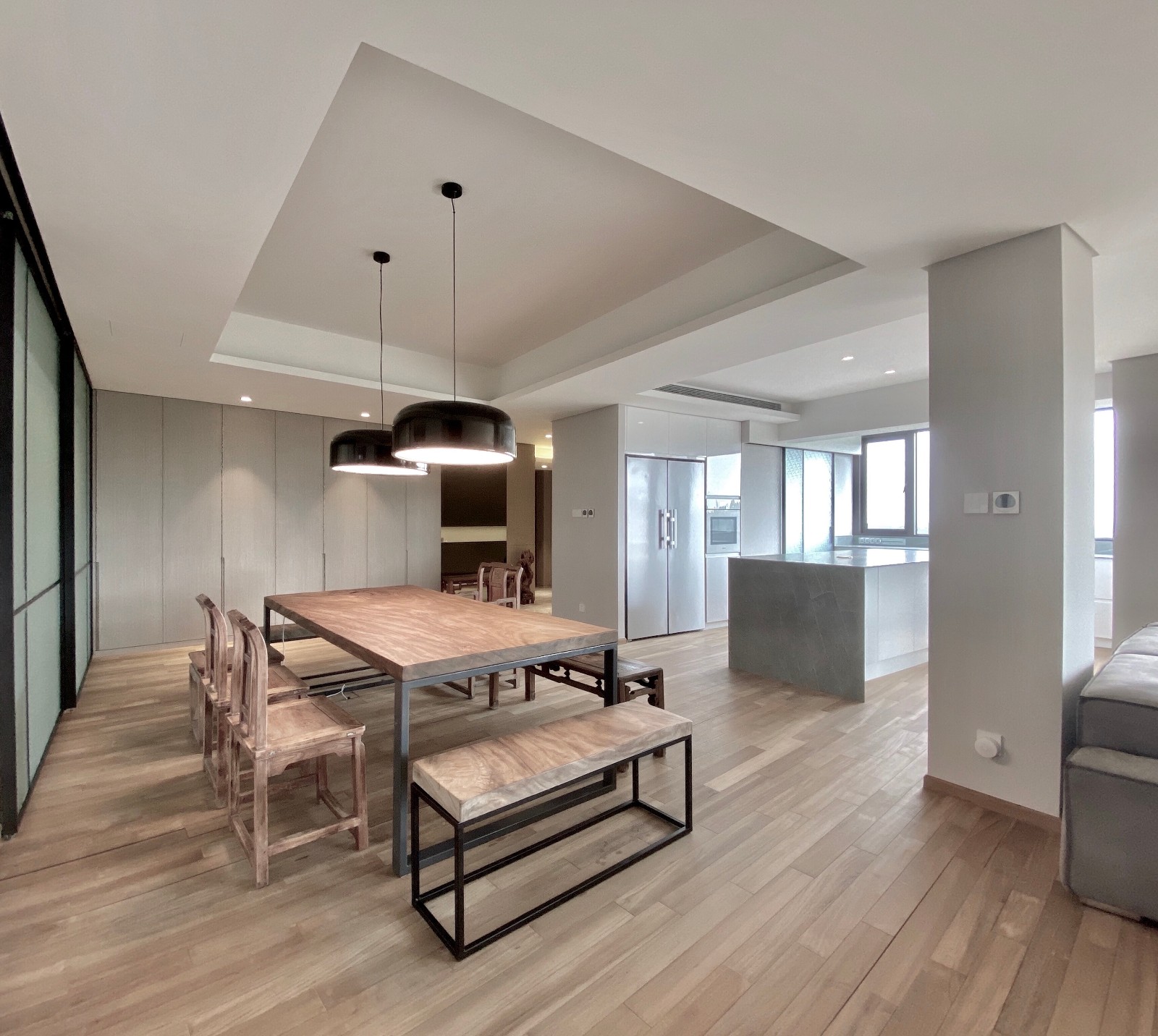 廣州裝修公司新中式風格室內(nèi)裝修效果圖-餐廳 廣州裝修公司新中式風格室內(nèi)裝修效果圖-餐廳