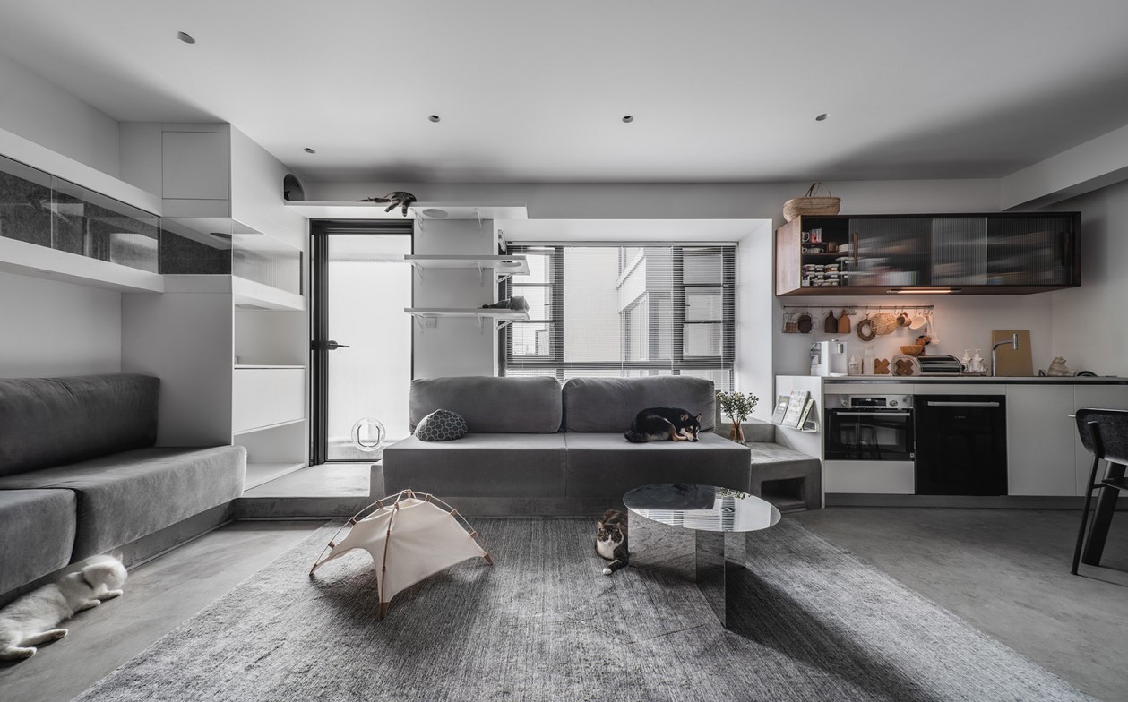 現(xiàn)代簡約風(fēng)格室內(nèi)設(shè)計(jì)家裝案例-客廳 現(xiàn)代簡約風(fēng)格室內(nèi)設(shè)計(jì)家裝案例-客廳