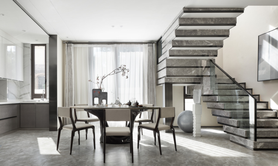 新中式風(fēng)格別墅室內(nèi)設(shè)計(jì)家裝案例-餐廳 新中式風(fēng)格別墅室內(nèi)設(shè)計(jì)家裝案例-餐廳