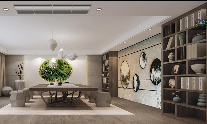 佛山市招商曦岸現(xiàn)代簡約風(fēng)格別墅裝修案例